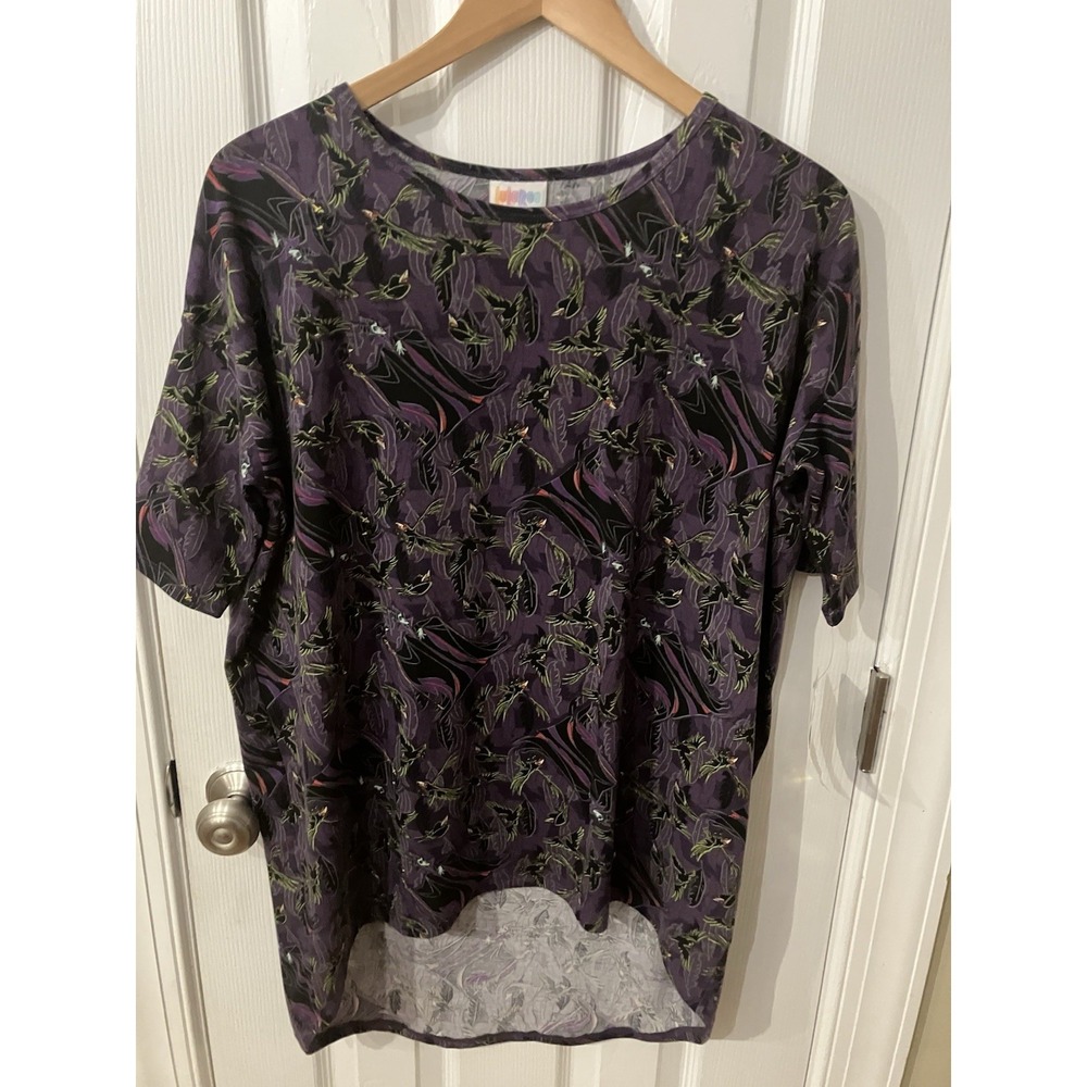 NWT LuLaRoe Irma Black White Polka Dot Womens Tunic Top Size XS Relaxed Fit Jack